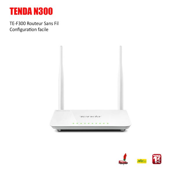 Tenda - Routeur WiFi 3G et 4G N300 Blanc
