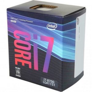 Processeur Intel® Core™ i7-8700 (12 Mo de cache, jusqu'à 4,60 GHz)