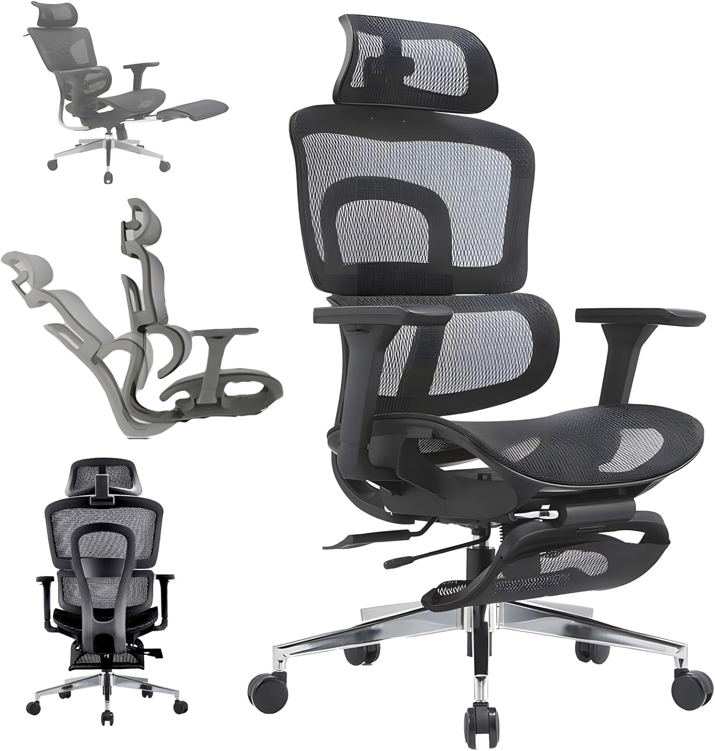 High-Back Mesh Computer Gaming Chair – Image 4